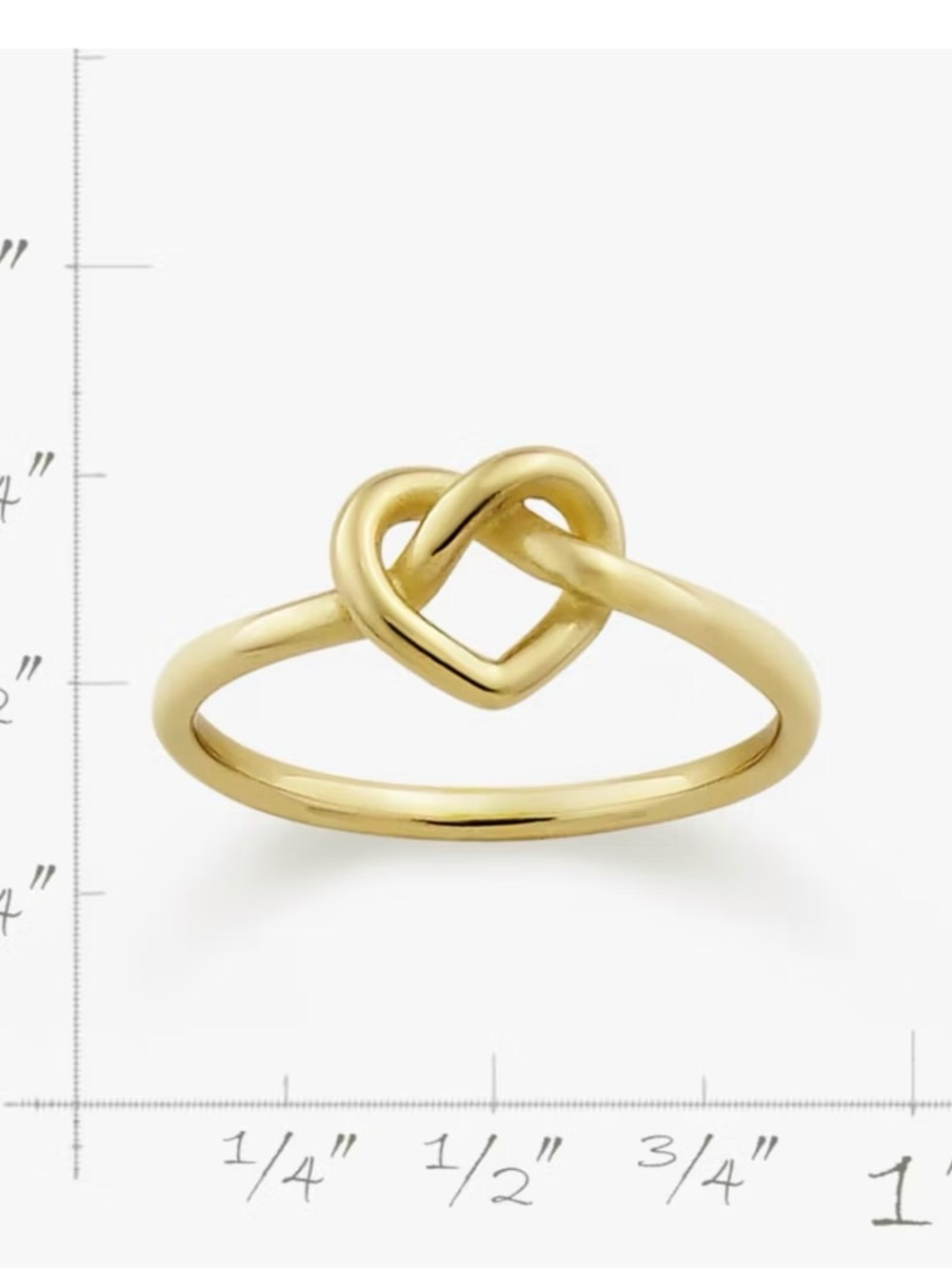 James Avery Delicate Heart Ring Gold - Picture 2 of 4